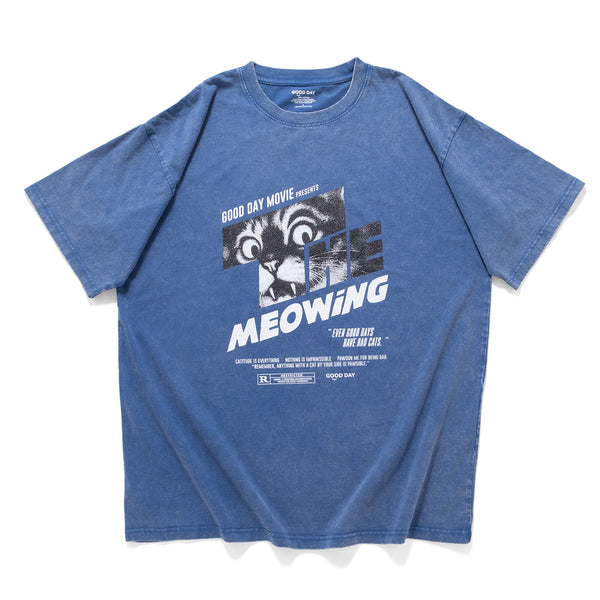 (ZT1695) The Meowing Graphic Tee