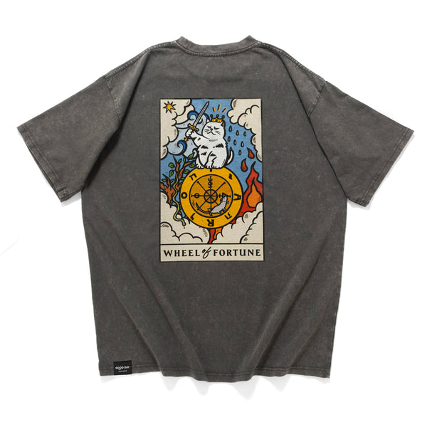 (ZT1696) Catarot V1.1 Wheel of Fortune Graphic Tee