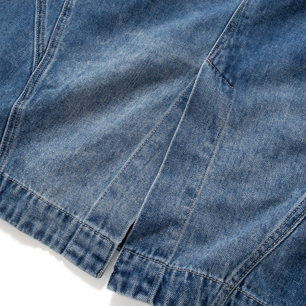 (DS022) Washed Denim Dress