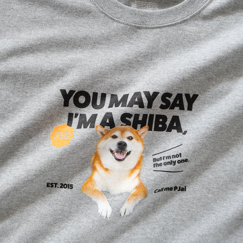 (ZT1191) You May Say I'm A Shiba PJai Photo Print Tee