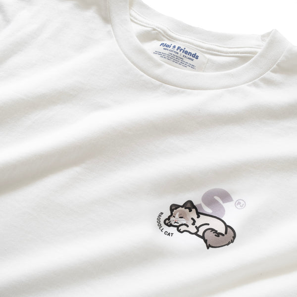 (EMT118) Make Your Own Ragdoll Kitten Zzz Graphic Tee