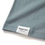 (EX456) Graphic Embroidery Pocket Tee