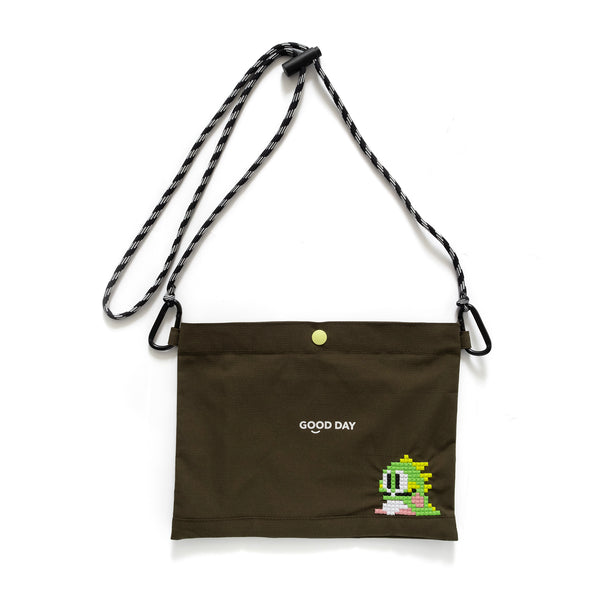 (EX462) Graphic Embroidery Sacoche