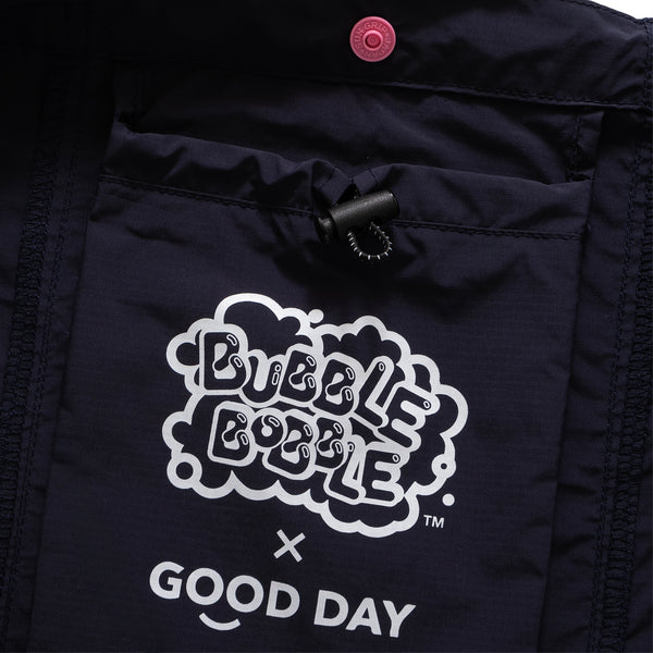 (EX463) Packable Embroidery Crossbody Bag