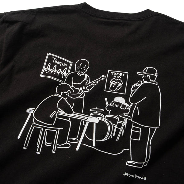 (EX592) Band Embroidery Pocket Tee