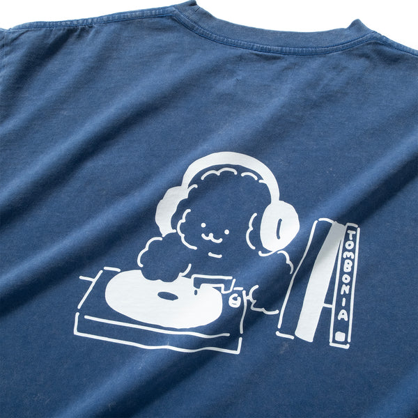 (EX594) Music Graphic Embroidery Washed Tee