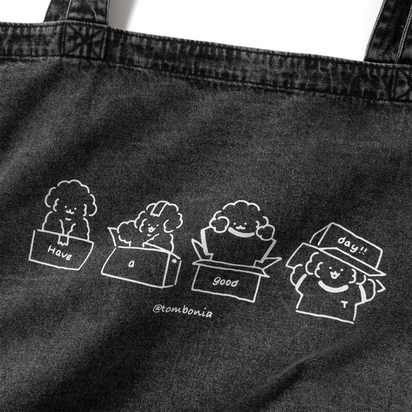 (EX598) Have a Good Day Washed Tote Bag