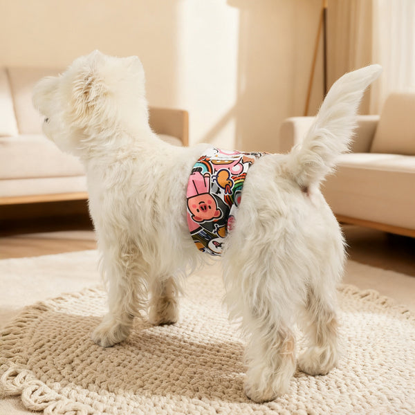 (EX671) Washable Male Dog Belly Band Set