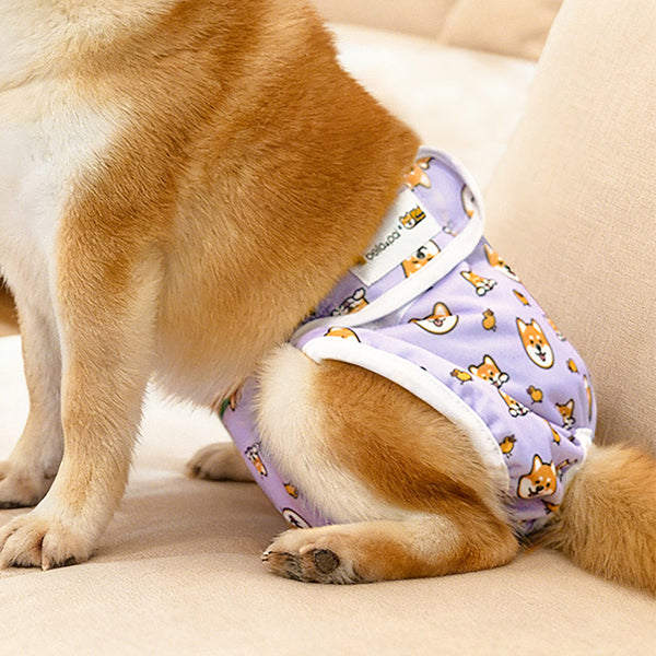 (EX672) Washable Female Dog Diaper Set