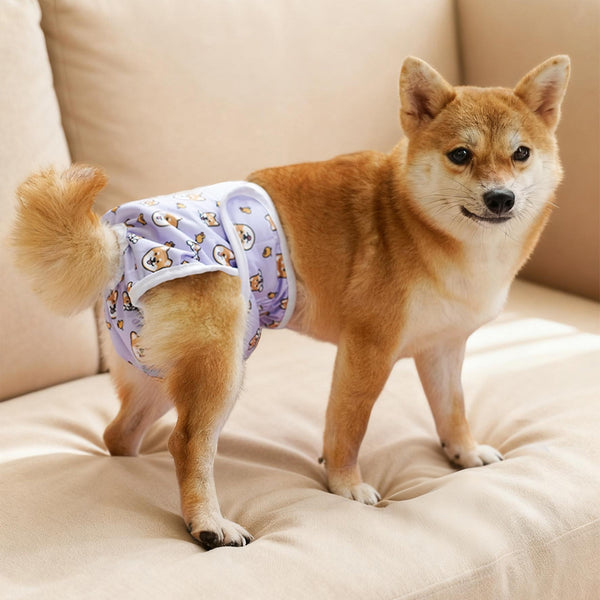 (EX672) Washable Female Dog Diaper Set