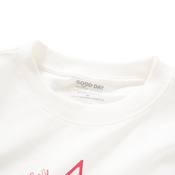 (ZT1419) Music Angel Graphic Cropped Tee