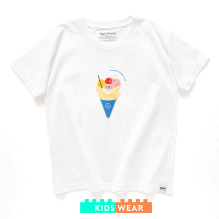 (EX416) Kids Onigiri Graphic Embroidery Cap
