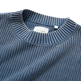 (KN063) Garment Dye Wash Knit Pullover