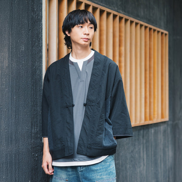 (YJ356) 拼布和服外套