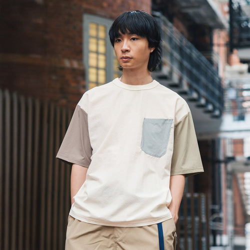 (TP1579) Cool Touch Seersucker Switch Color Tee