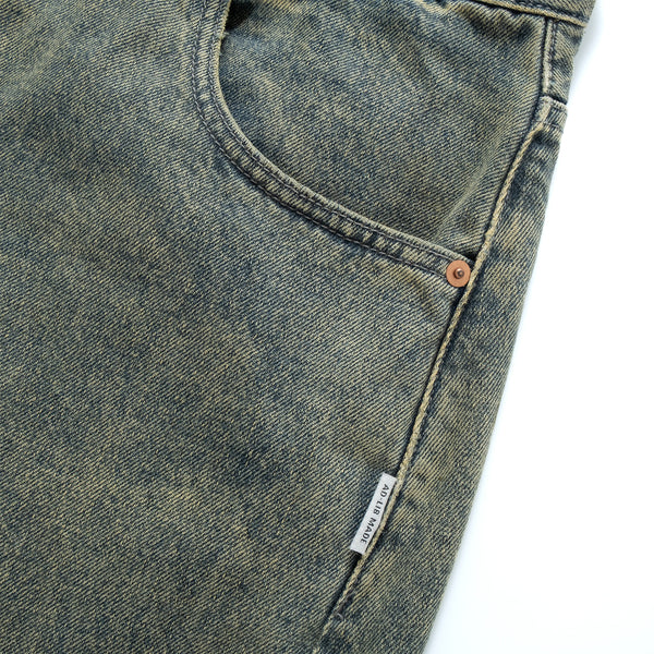 (PT407) 彎刀形牛仔褲