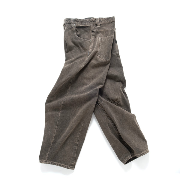 (PT407) 彎刀形牛仔褲