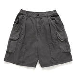 (SP370) Garment Dye Wash Cargo Shorts