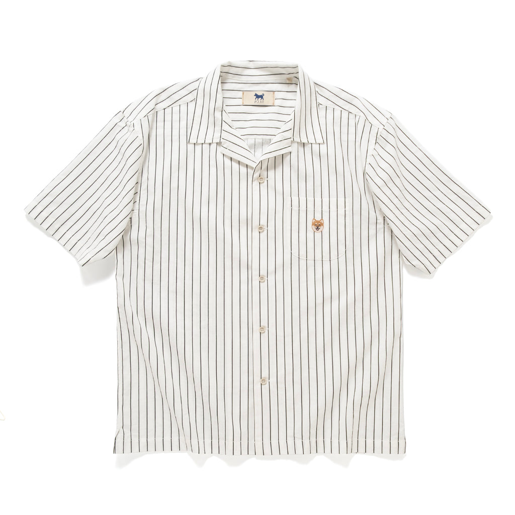 (ST461) Stripe Short Sleeve Shirt
