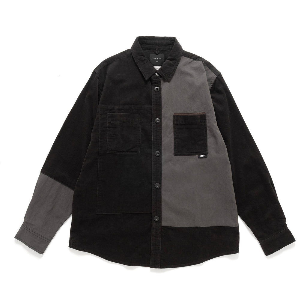 (ST470) Patchwork Shirt