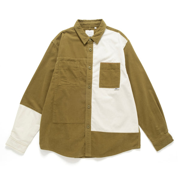 (ST470) Patchwork Shirt