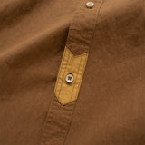 (ST471) Sleeve Patchwork Shirt