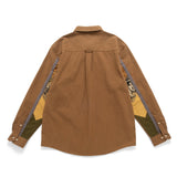 (ST471) Sleeve Patchwork Shirt