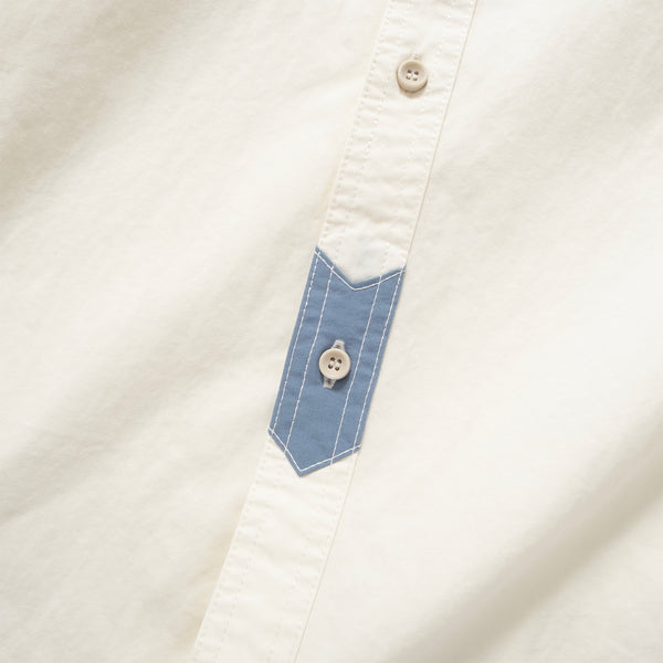 (ST471) Sleeve Patchwork Shirt