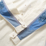(ST471) Sleeve Patchwork Shirt