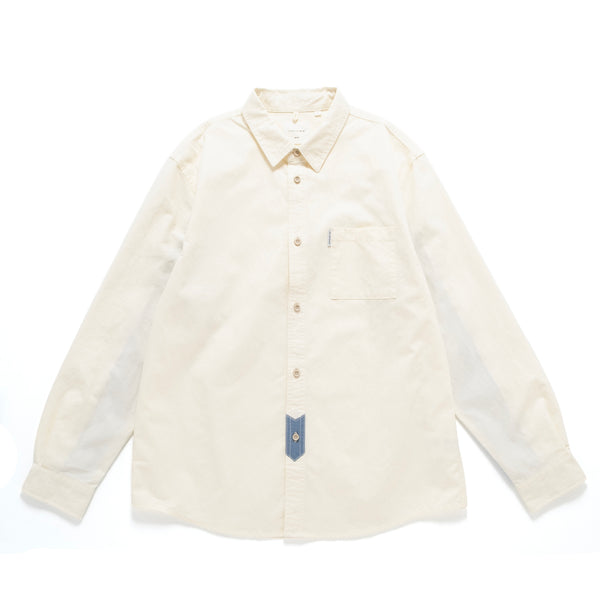 (ST471) Sleeve Patchwork Shirt