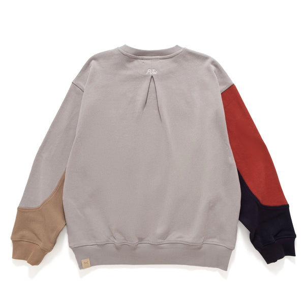 (SW481) Embroidery Patchwork Sweater