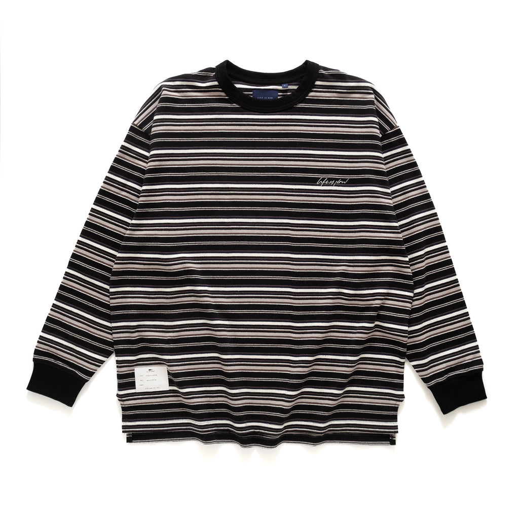 (TP1174) Stripe Long Sleeve Tee