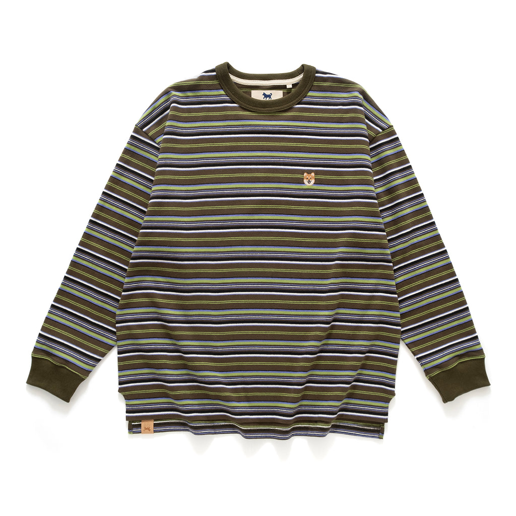 (TP1182) Stripe Long Sleeve Tee