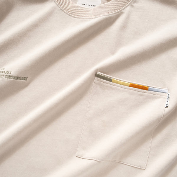 (TP1287) 刺繡口袋Tee