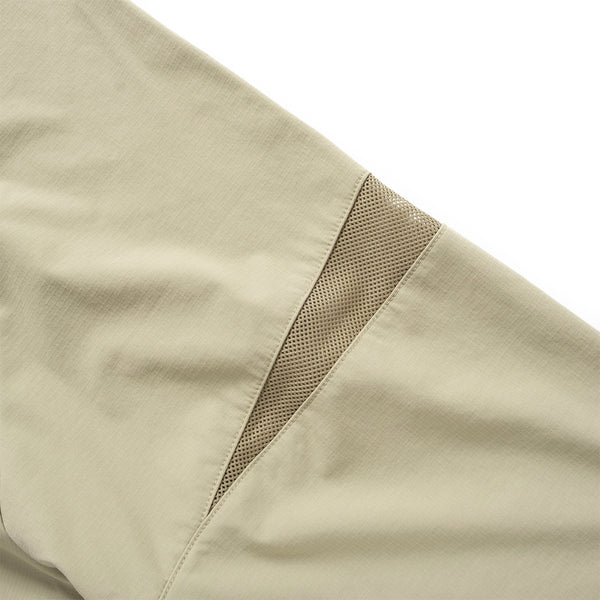 (TP1338) Contrast Cropped Sleeve Cool Touch Tech Tee