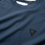 (TP1338) Contrast Cropped Sleeve Cool Touch Tech Tee