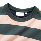 (TP1659) Stripe Contrast Tee