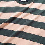 (TP1659) Stripe Contrast Tee