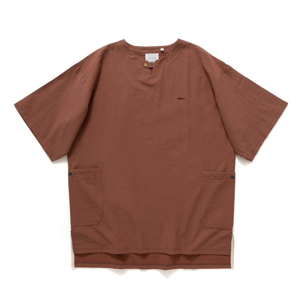 (TP995) Knot Collar Tee