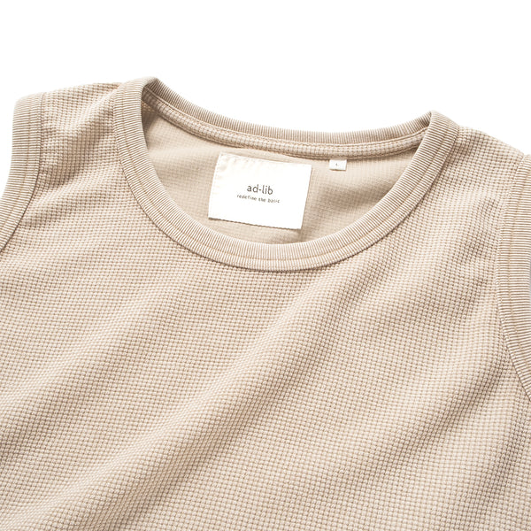 (VT1641) Washed Waffle Tank Top