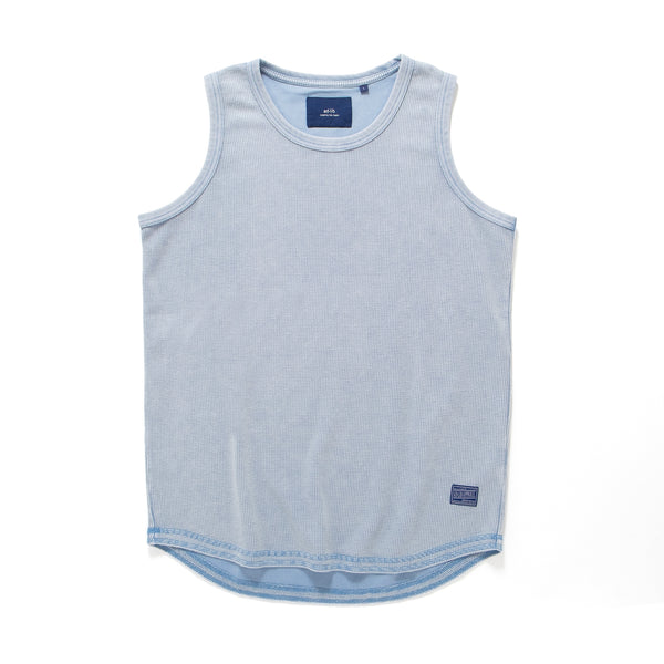 (VT1641) Washed Waffle Tank Top