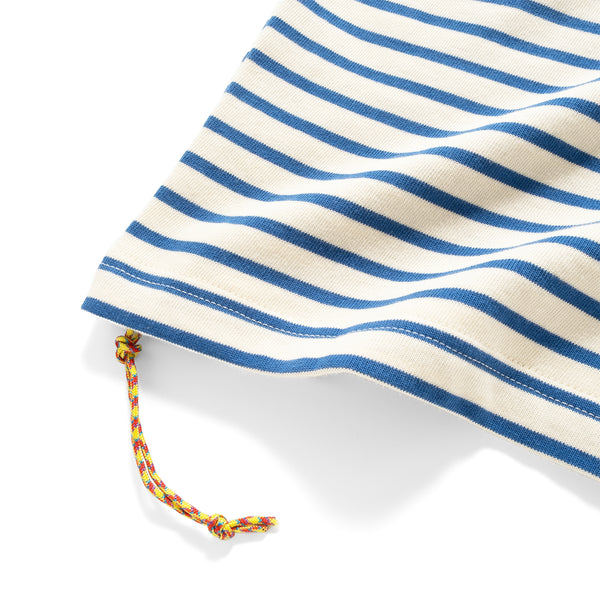 (YT1678) Border Drawstrings Pocket Tee