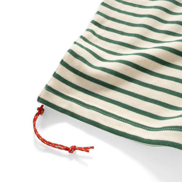 (YT1678) Border Drawstrings Pocket Tee