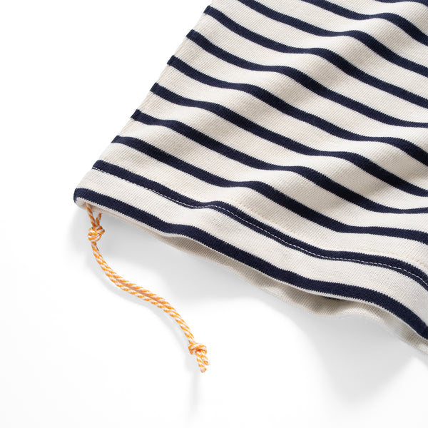 (YT1678) Border Drawstrings Pocket Tee