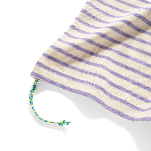 (YT1678) Border Drawstrings Pocket Tee