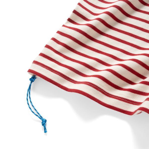 (YT1678) Border Drawstrings Pocket Tee