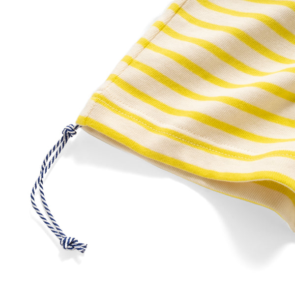 (YT1678) Border Drawstrings Pocket Tee