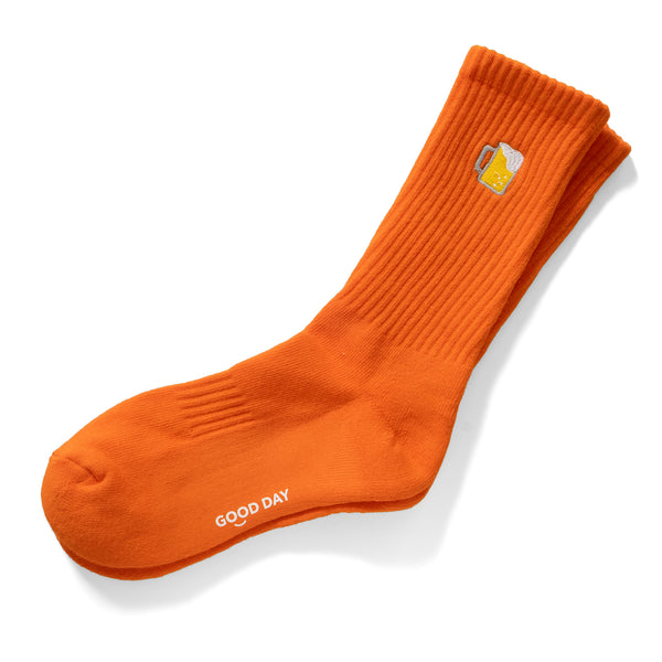 (ZA104) Beer Graphic Emroidery Socks
