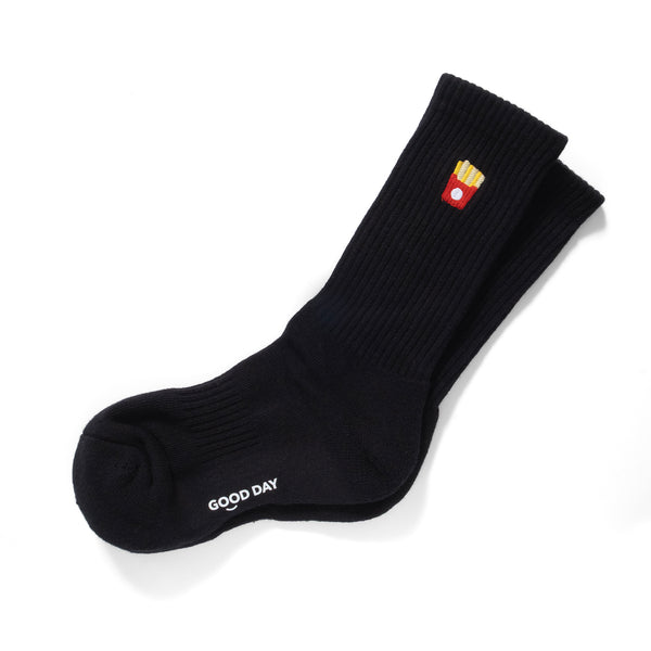 (ZA105) Fries Graphic Emroidery Socks