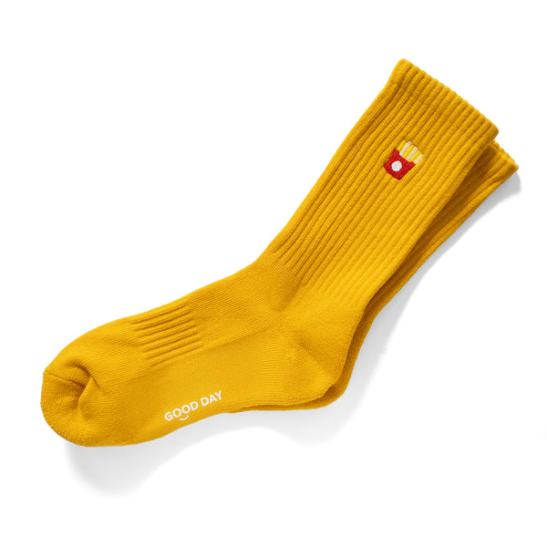 (ZA105) Fries Graphic Emroidery Socks